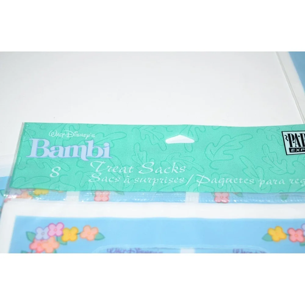 Vtg Disney Bambi Party Express Birthday Treat Sacks 24pc Hallmark Thumper Bags